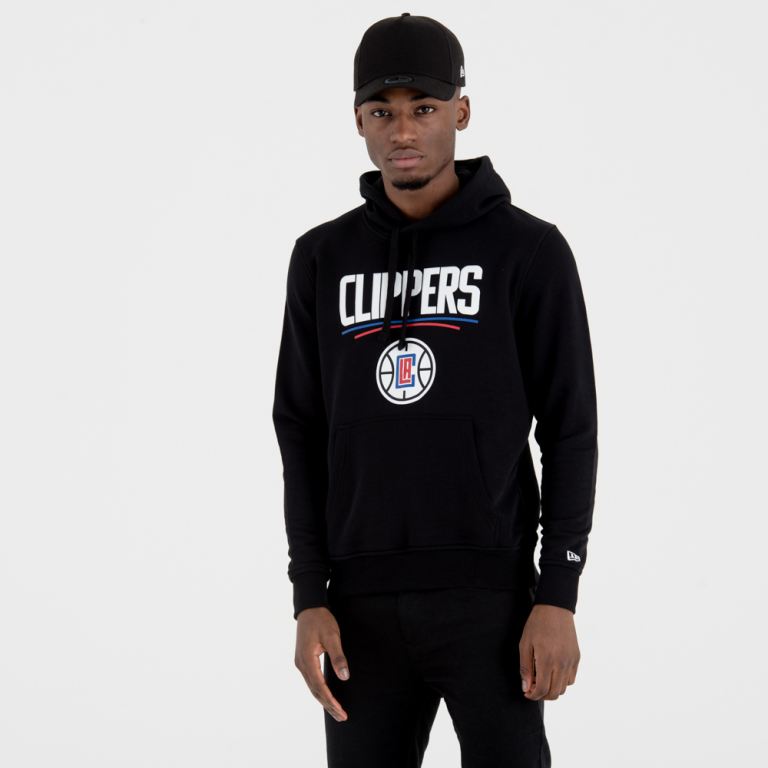 Ropa New Era Nba Negros - LA Clippers Team Logo 31567LHJO